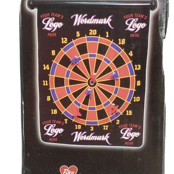 Vtg Roush Racing Magnetic Darts Game Wall Mount Nascar Rico Ind. Tag Express NIB - Picture 7 of 8